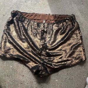Free People Sequin shorts. Size Medium runs bigger.